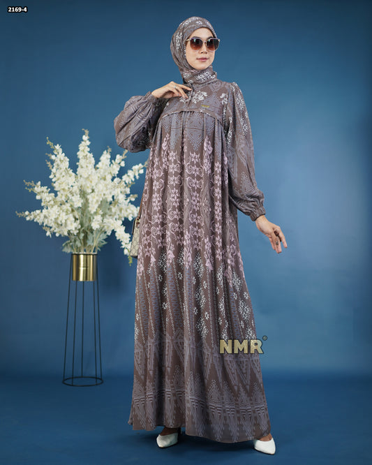 NMR Gamis Cerutty BabyDoll Premium Vol 2169-4 ( INC Hijab )