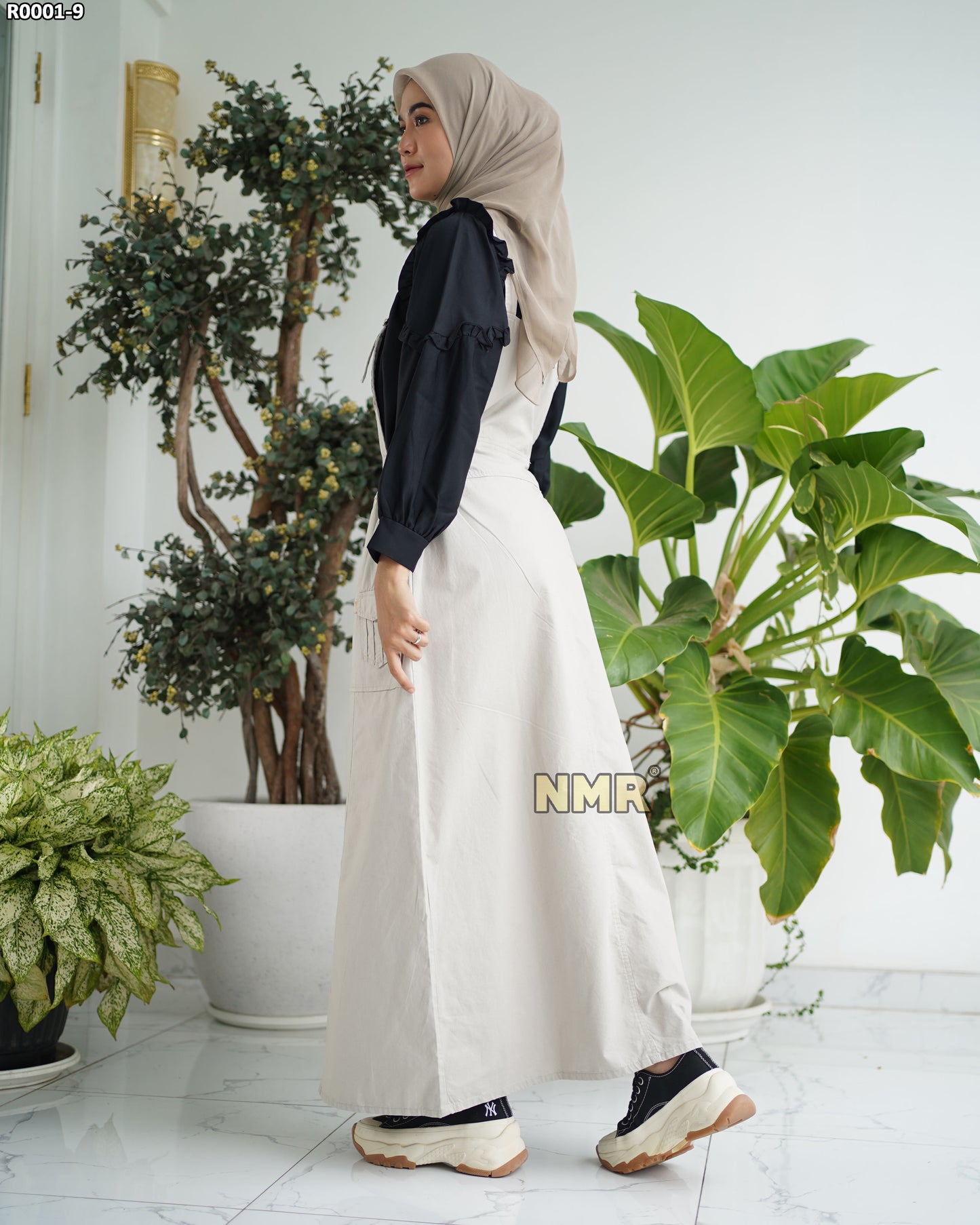 NMR Gamis Jumpsuit Overall Baby Canvas Vol R001-9