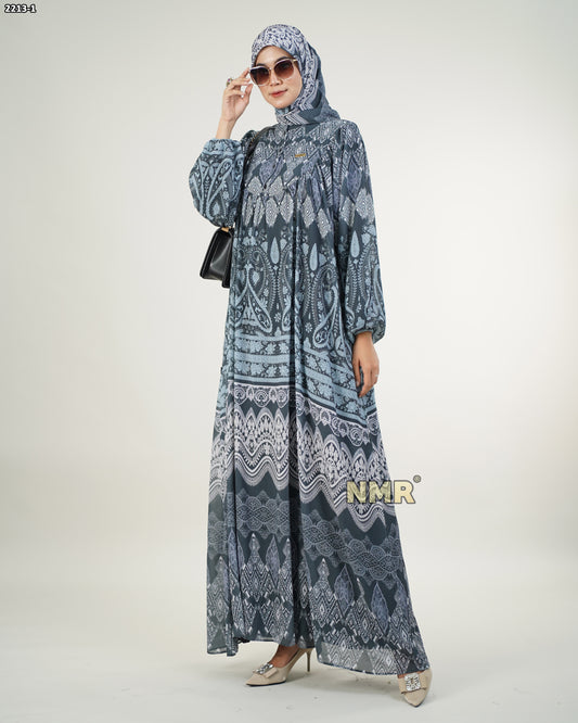 NMR Gamis Cerutty BabyDoll Import Vol 2213-1 ( INC Hijab )