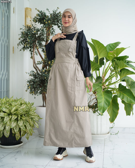 NMR Gamis Jumpsuit Overall Baby Canvas Vol R001-1