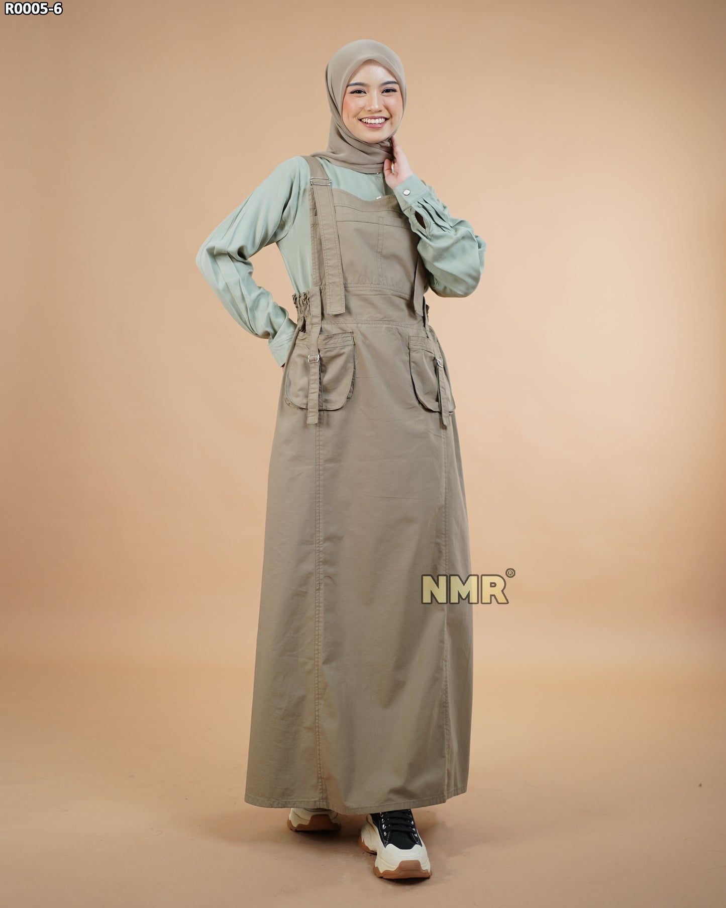 NMR Gamis Jumpsuit Overall Baby Canvas Vol R0005-6