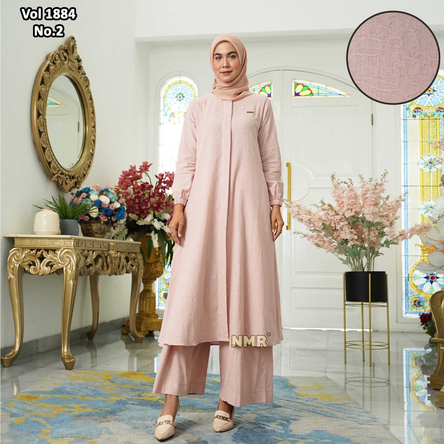 NMR Vol 1884-2 Setelan Kulot Tunik Katun Jaguard