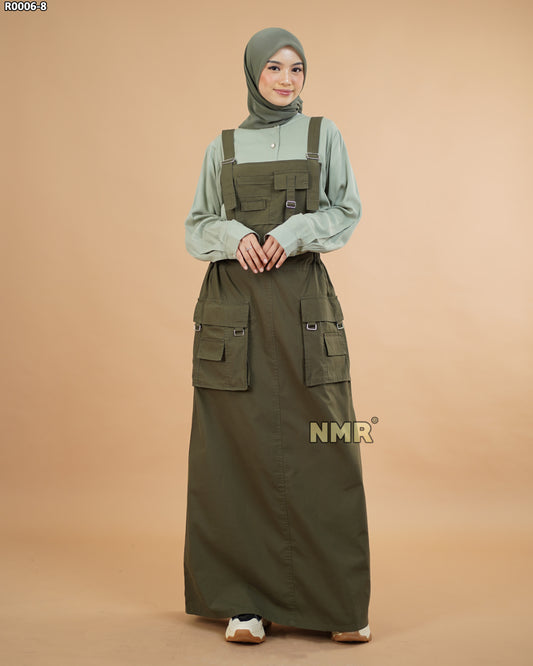 NMR Gamis Jumpsuit Overall Baby Canvas Vol R0006-8