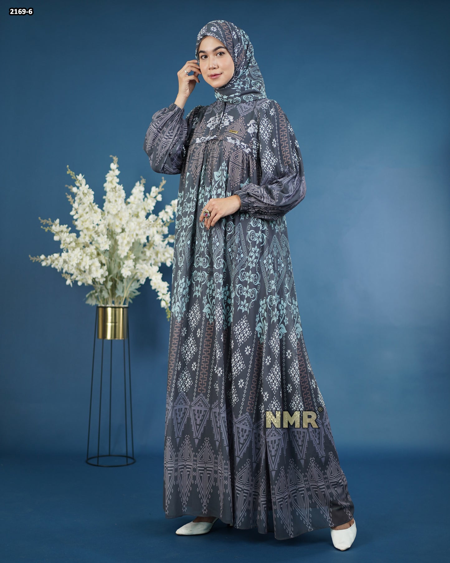 NMR Gamis Cerutty BabyDoll Premium Vol 2169-6 ( INC Hijab )