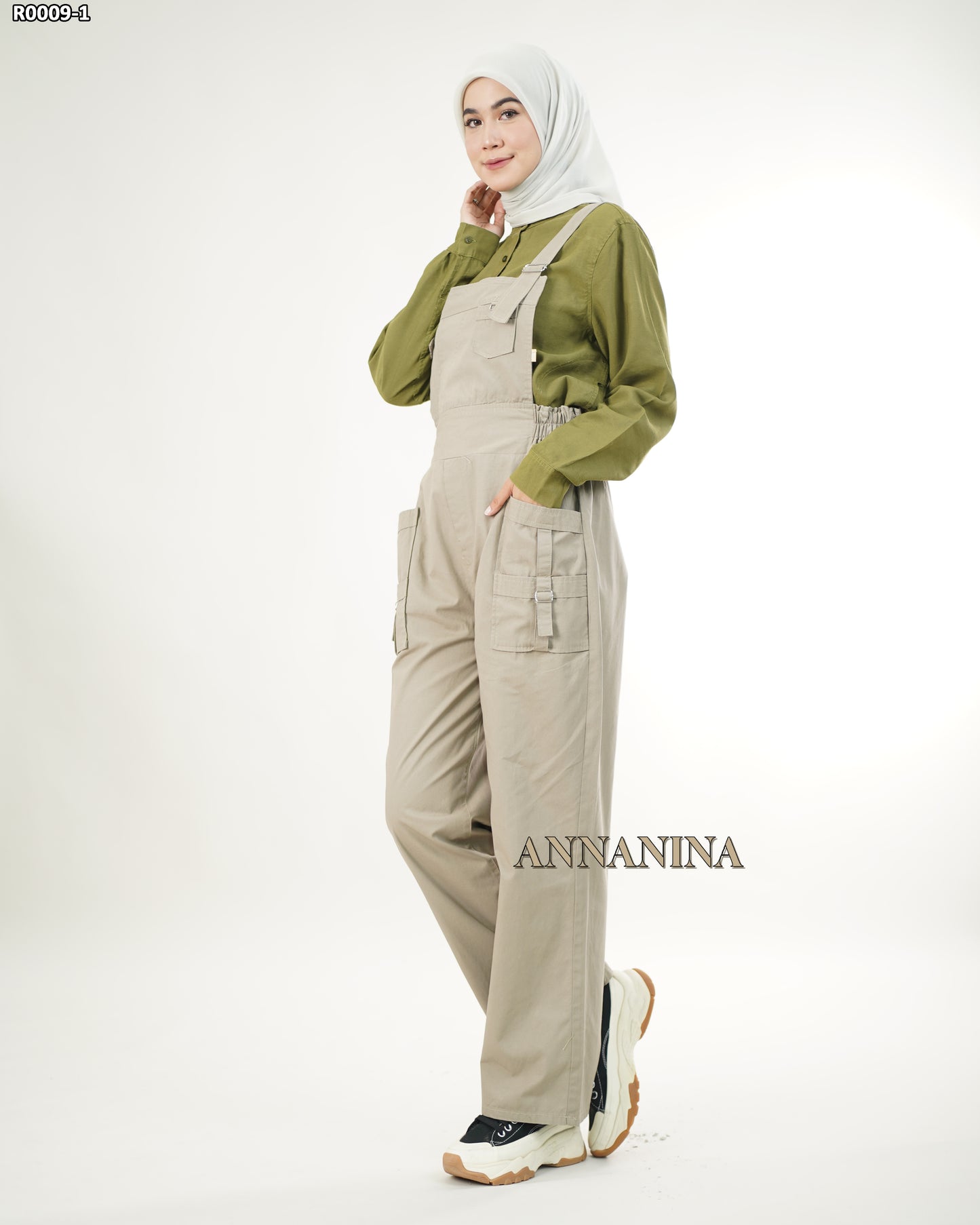 NMR Celana Jumpsuit Overall Baby Canvas Vol R0009-1