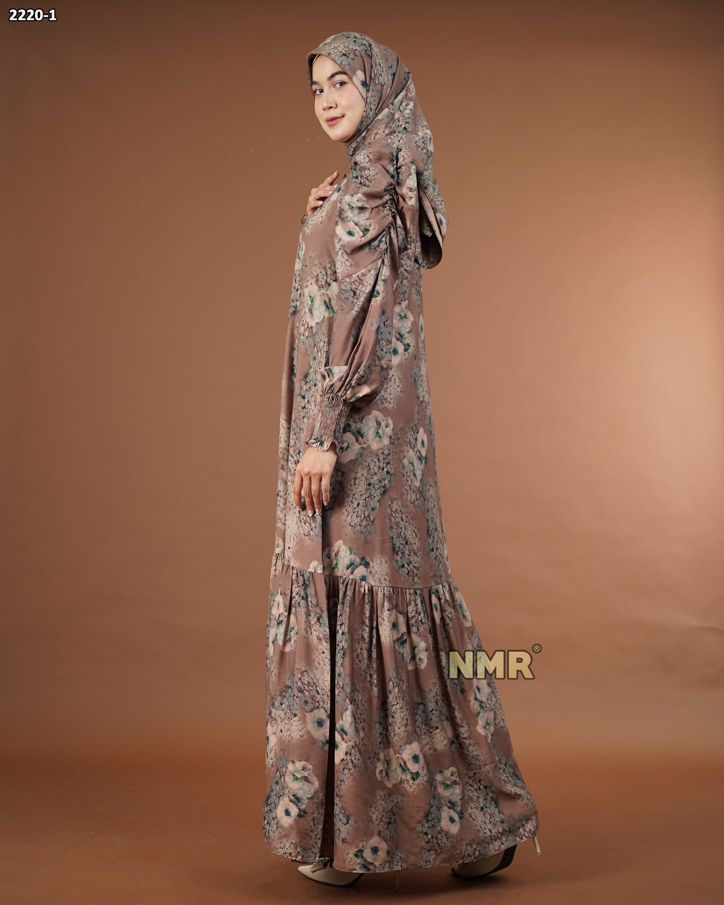 NMR Gamis Crespo Digital Print Vol 2220-1 ( INC Hijab )