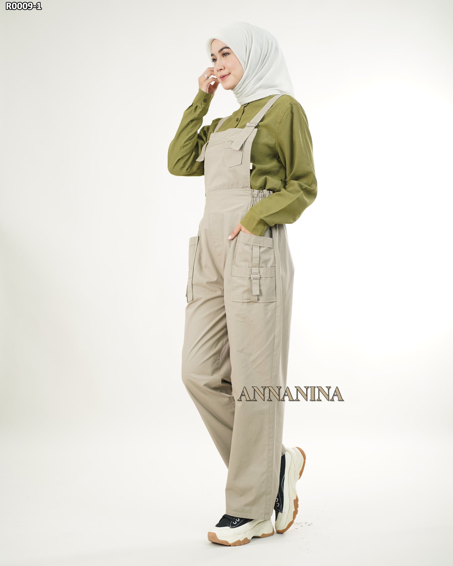 NMR Celana Jumpsuit Overall Baby Canvas Vol R0009-1