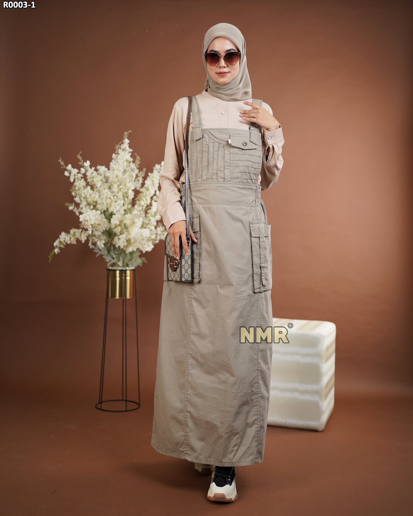 NMR Gamis Jumpsuit Overall Baby Canvas Vol R003-1