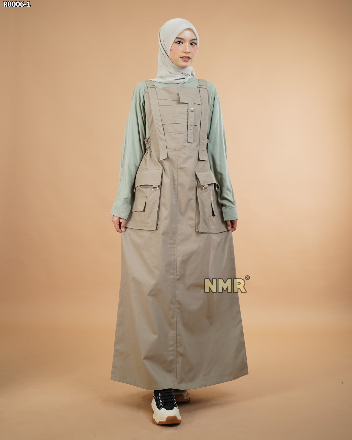 NMR Gamis Jumpsuit Overall Baby Canvas Vol R0006-1