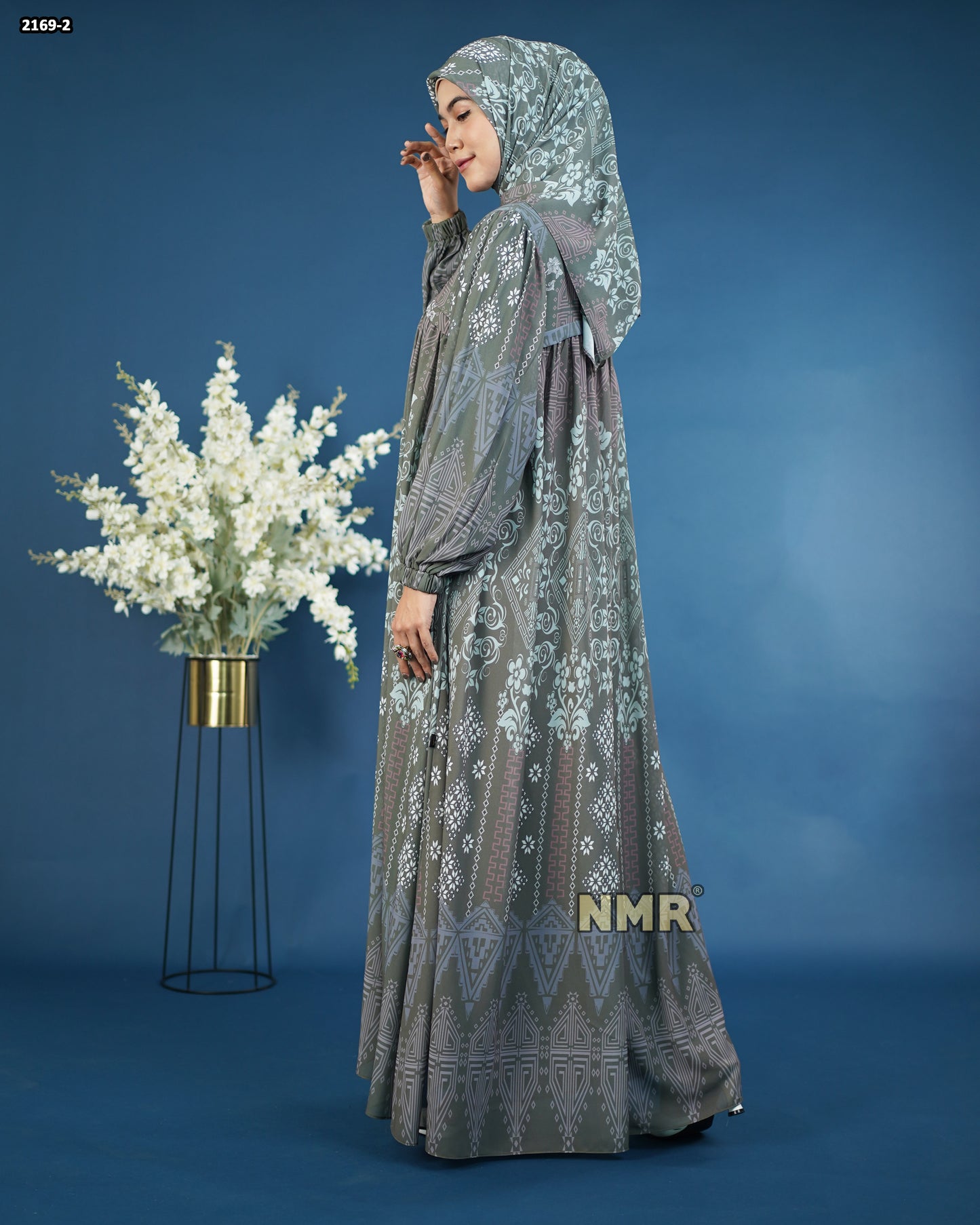 NMR Gamis Cerutty BabyDoll Premium Vol 2169-2 ( INC Hijab )