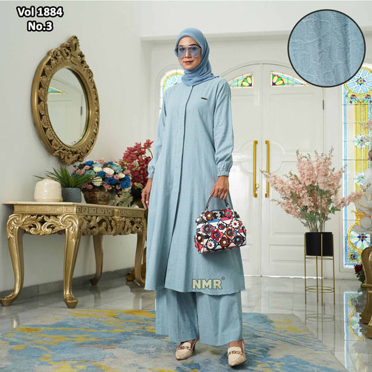 NMR Vol 1884-3 Setelan Kulot Tunik Katun Jaguard