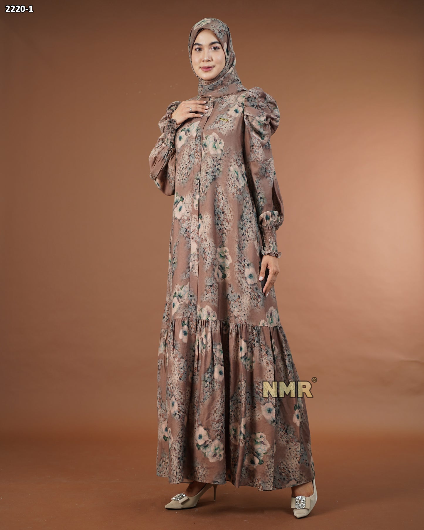 NMR Gamis Crespo Digital Print Vol 2220-1 ( INC Hijab )