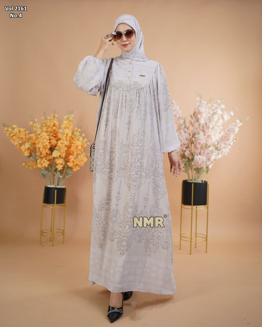 NMR Gamis Cerutty BabyDoll Premium Vol 2161-4 ( INC Hijab )