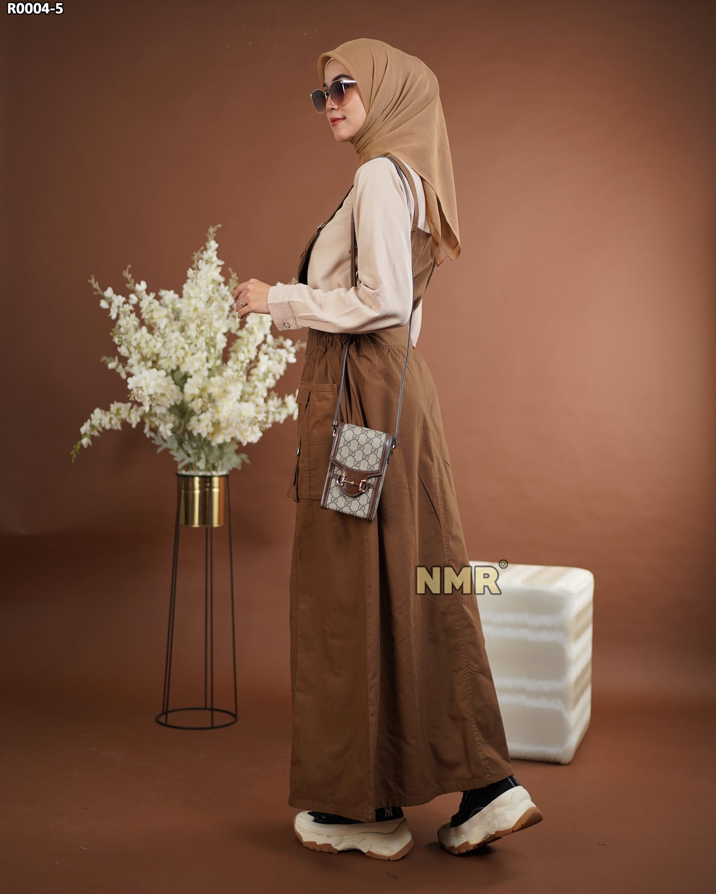 NMR Gamis Jumpsuit Overall Baby Canvas Vol R004-5