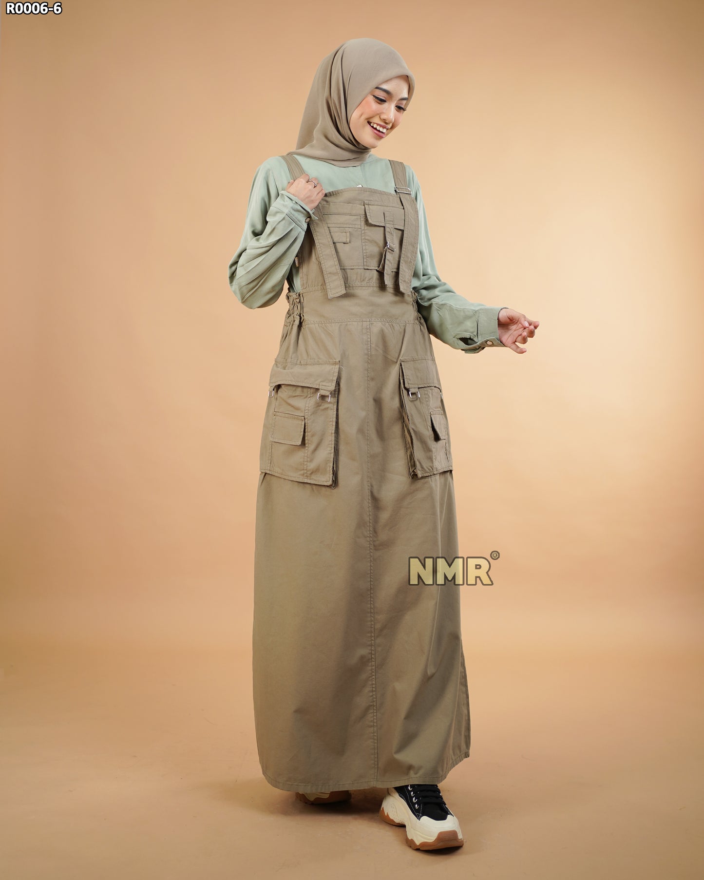 NMR Gamis Jumpsuit Overall Baby Canvas Vol R0006-6