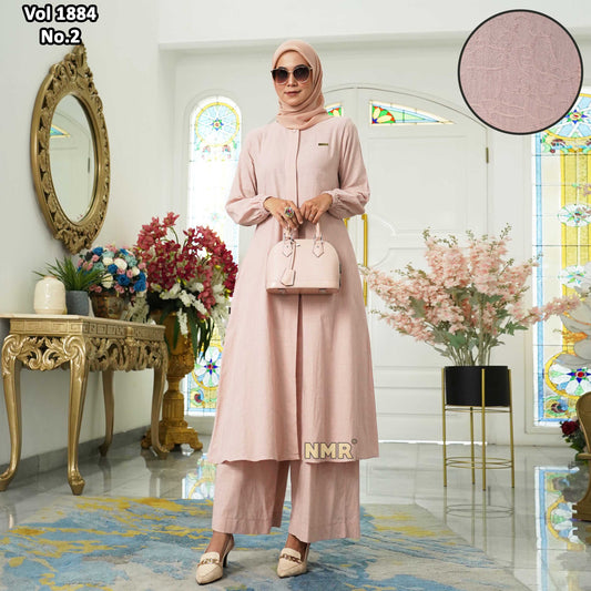 NMR Vol 1884-2 Setelan Kulot Tunik Katun Jaguard