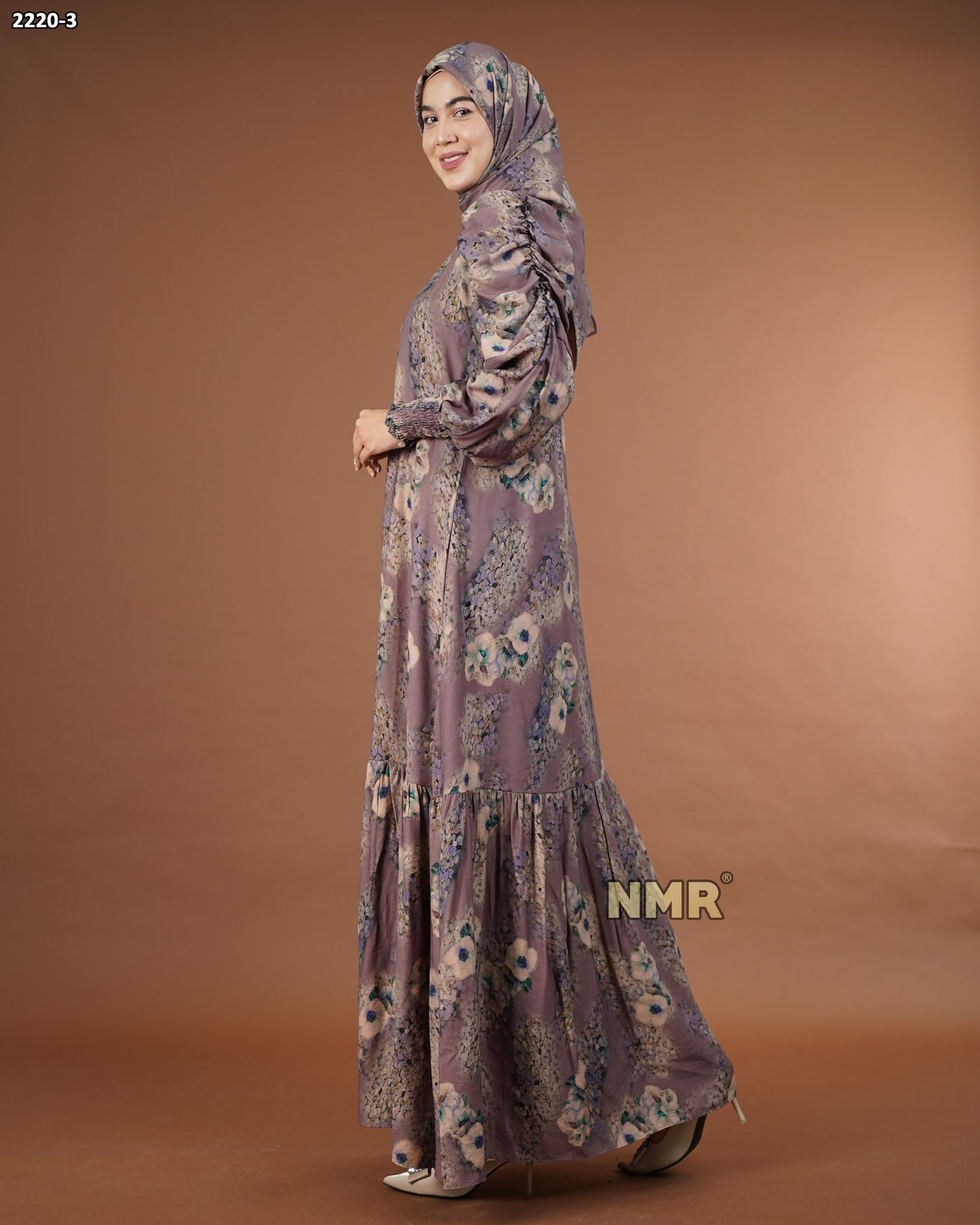 NMR Gamis Crespo Digital Print Vol 2220-3 ( INC Hijab )