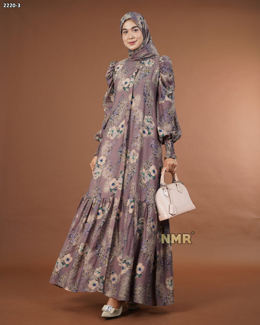 NMR Gamis Crespo Digital Print Vol 2220-3 ( INC Hijab )