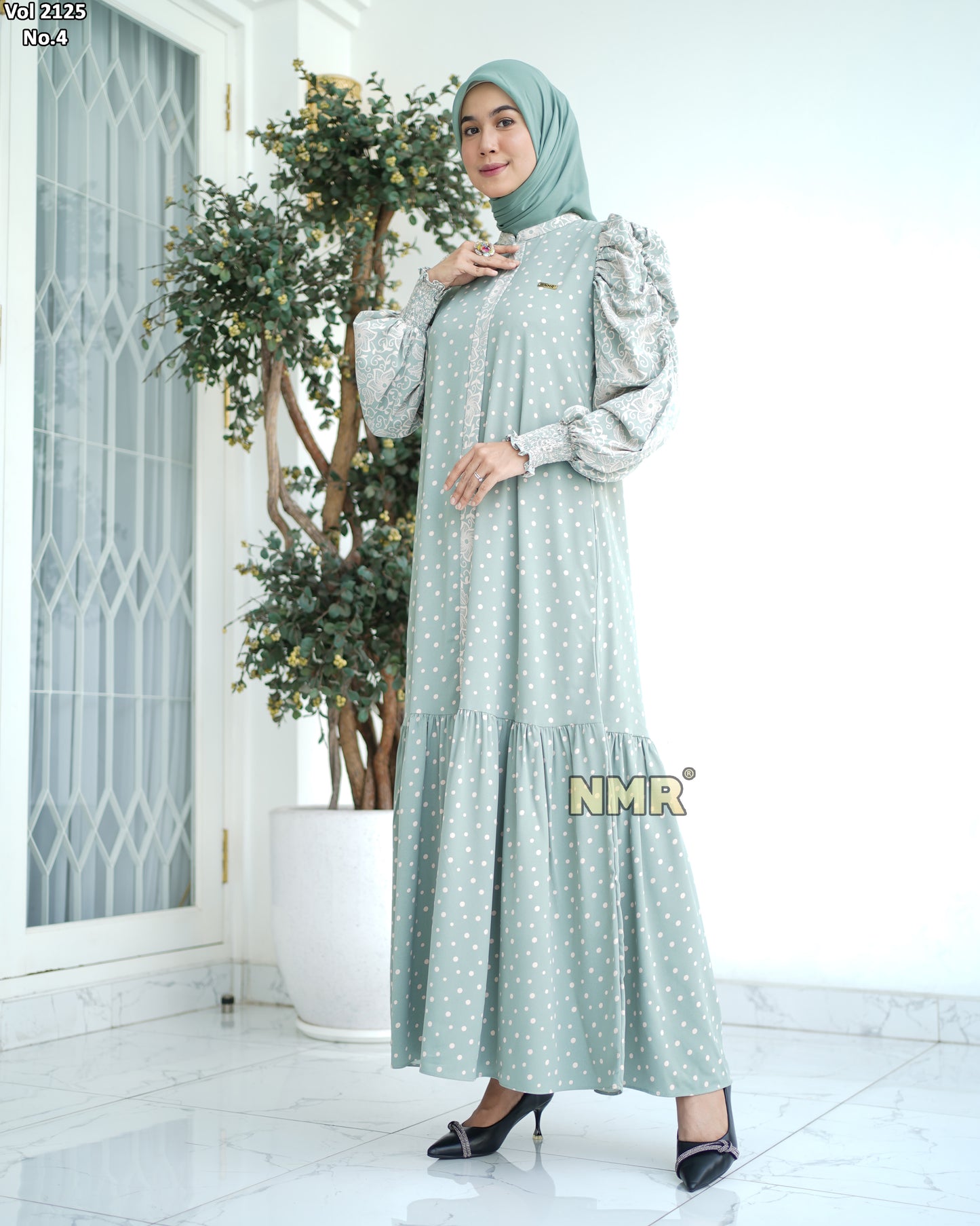 NMR Gamis Poly GC Print Vol 2125-4 (Sanghai)