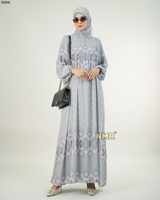 NMR Gamis Cerutty BabyDoll Import Vol 2212-3 ( INC Hijab )