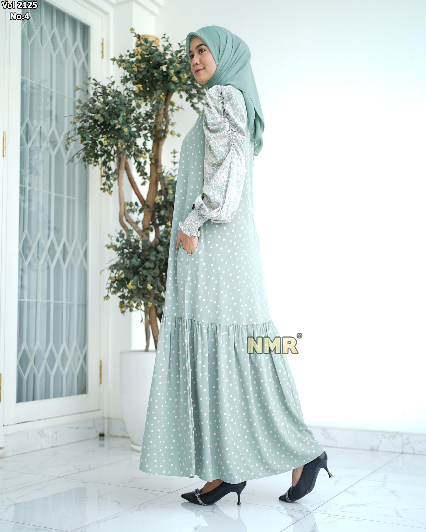 NMR Gamis Poly GC Print Vol 2125-4 (Sanghai)