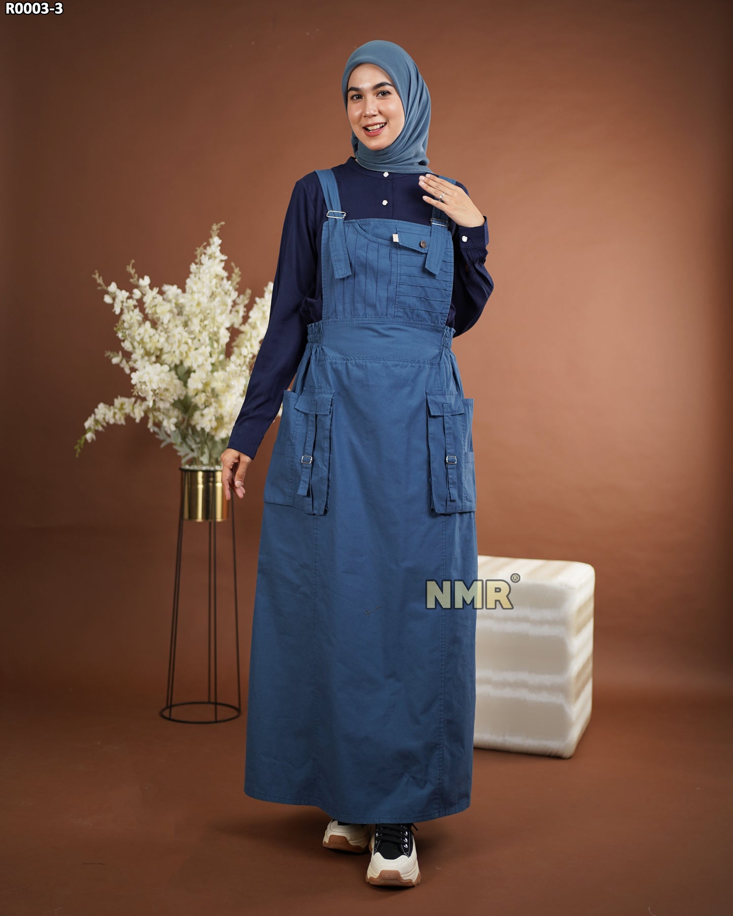 NMR Gamis Jumpsuit Overall Baby Canvas Vol R003-3