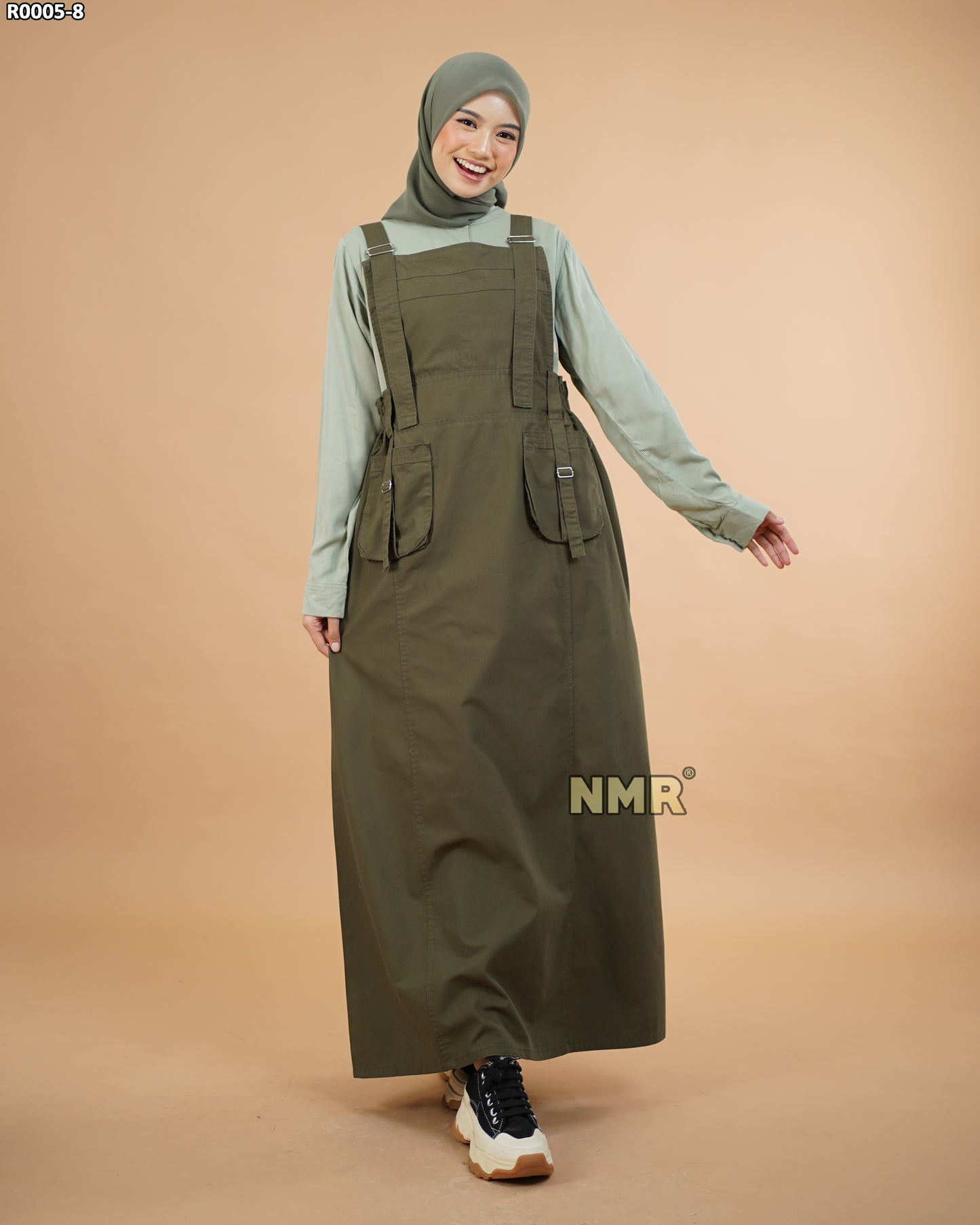 NMR Gamis Jumpsuit Overall Baby Canvas Vol R0005-8