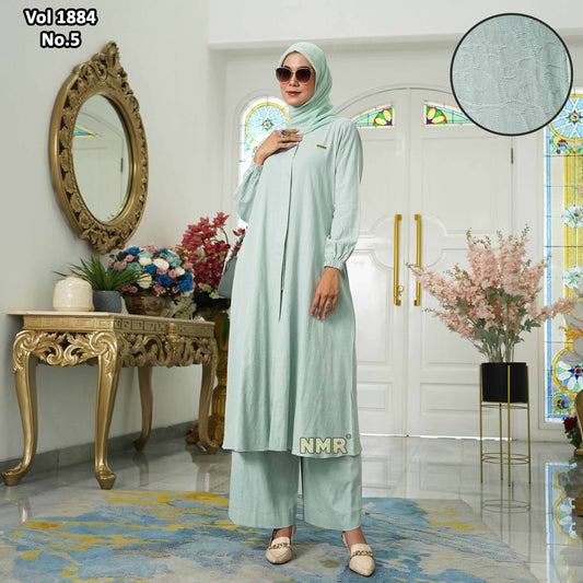 NMR Vol 1884-5 Setelan Kulot Tunik Katun Jaguard