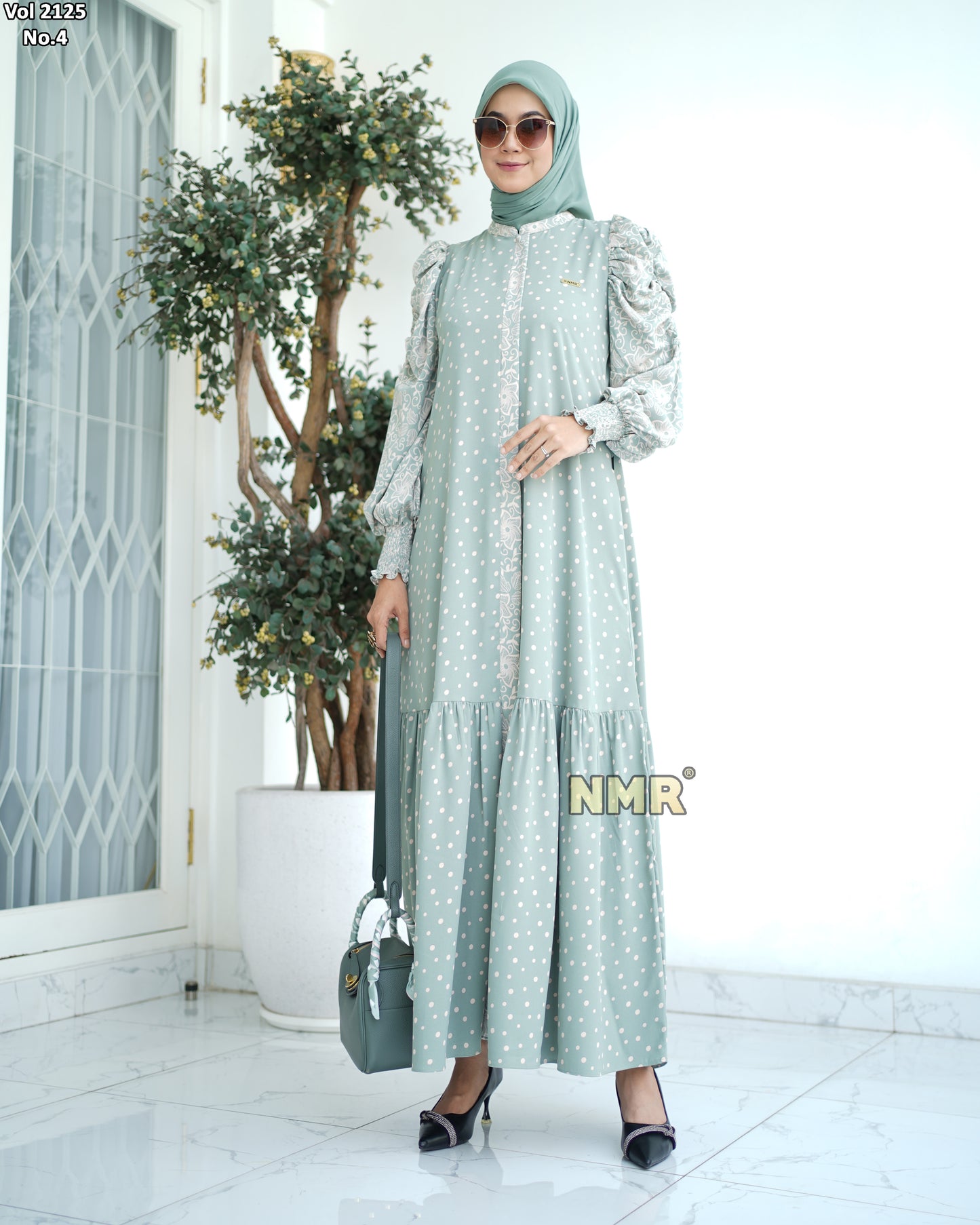 NMR Gamis Poly GC Print Vol 2125-4 (Sanghai)