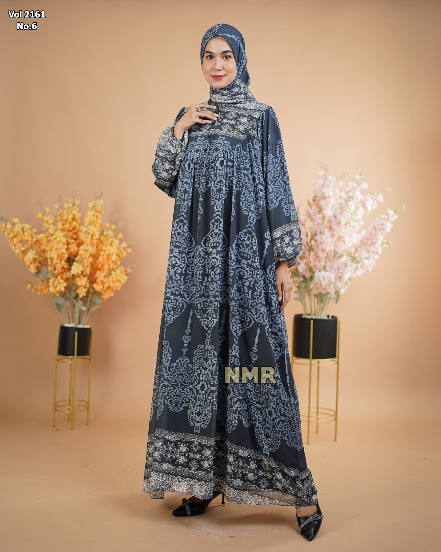 NMR Gamis Cerutty BabyDoll Premium Vol 2161-6 ( INC Hijab )