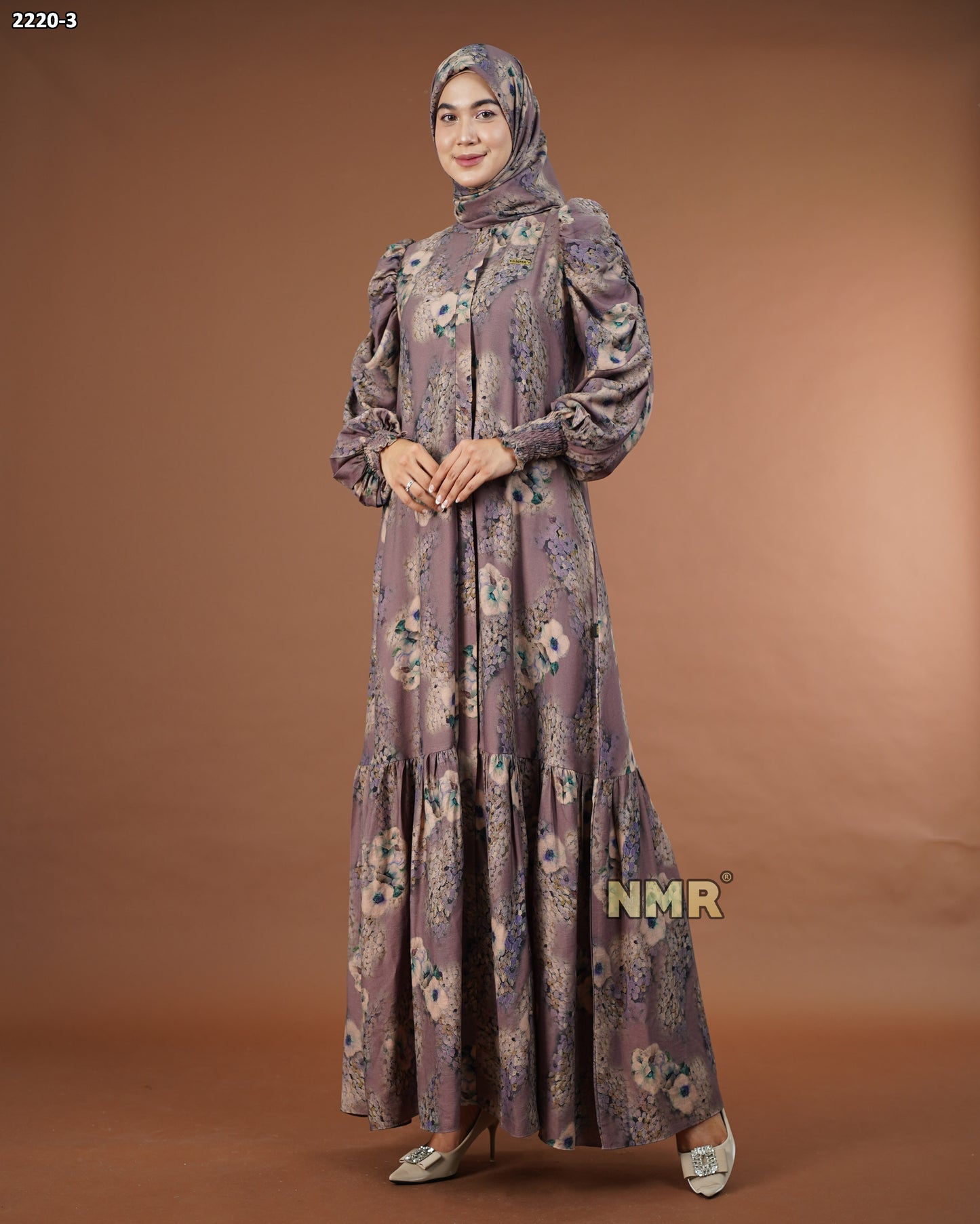 NMR Gamis Crespo Digital Print Vol 2220-3 ( INC Hijab )