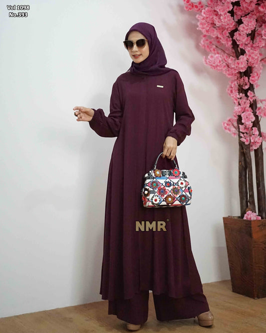 NMR Setelan Tunik Celana Twill U Vol 1098-393