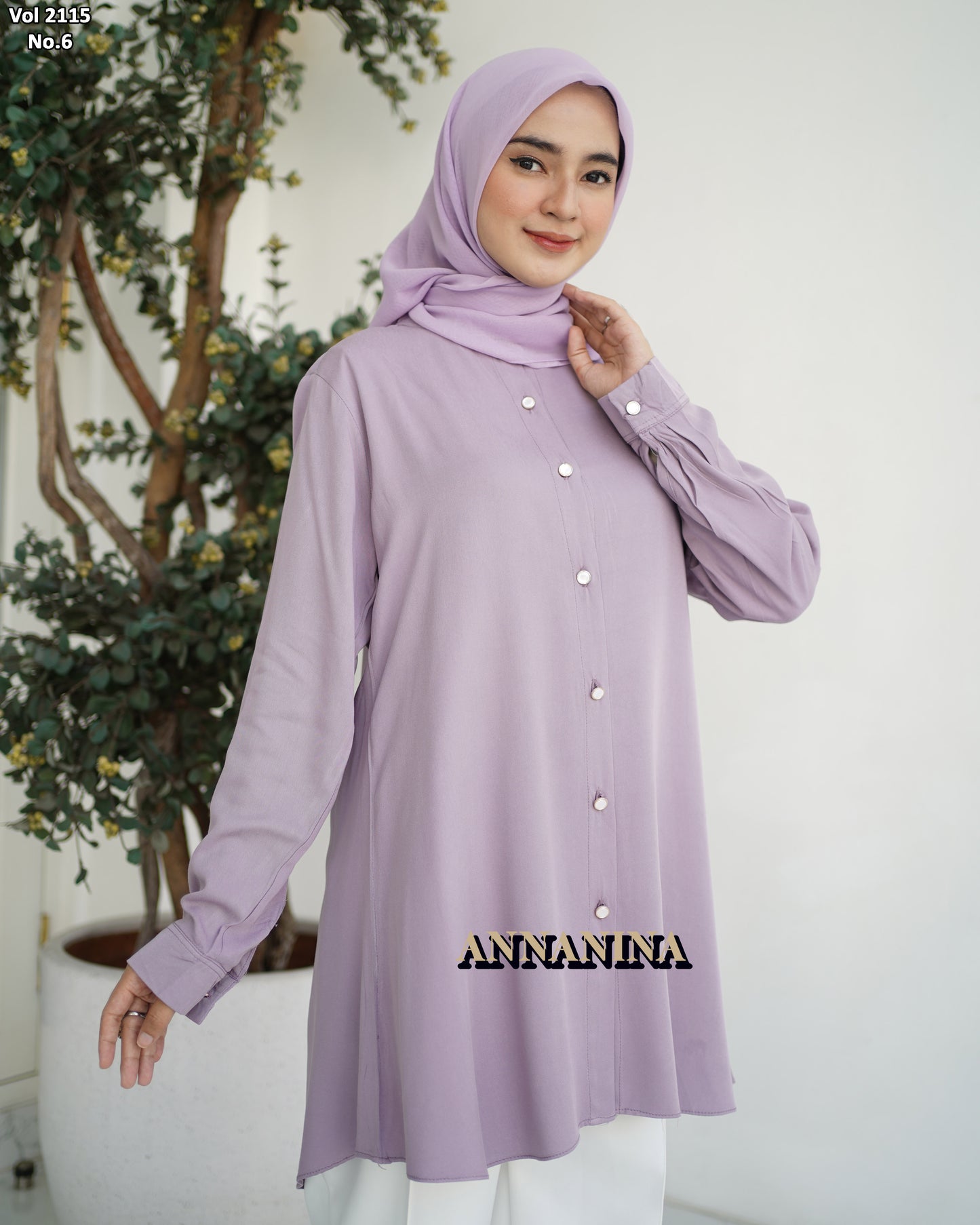 NMR Kemeja Rayon Twill Vol 2115-6 (Sanghai)