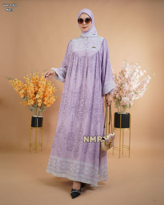 NMR Gamis Cerutty BabyDoll Premium Vol 2161-3 ( INC Hijab )