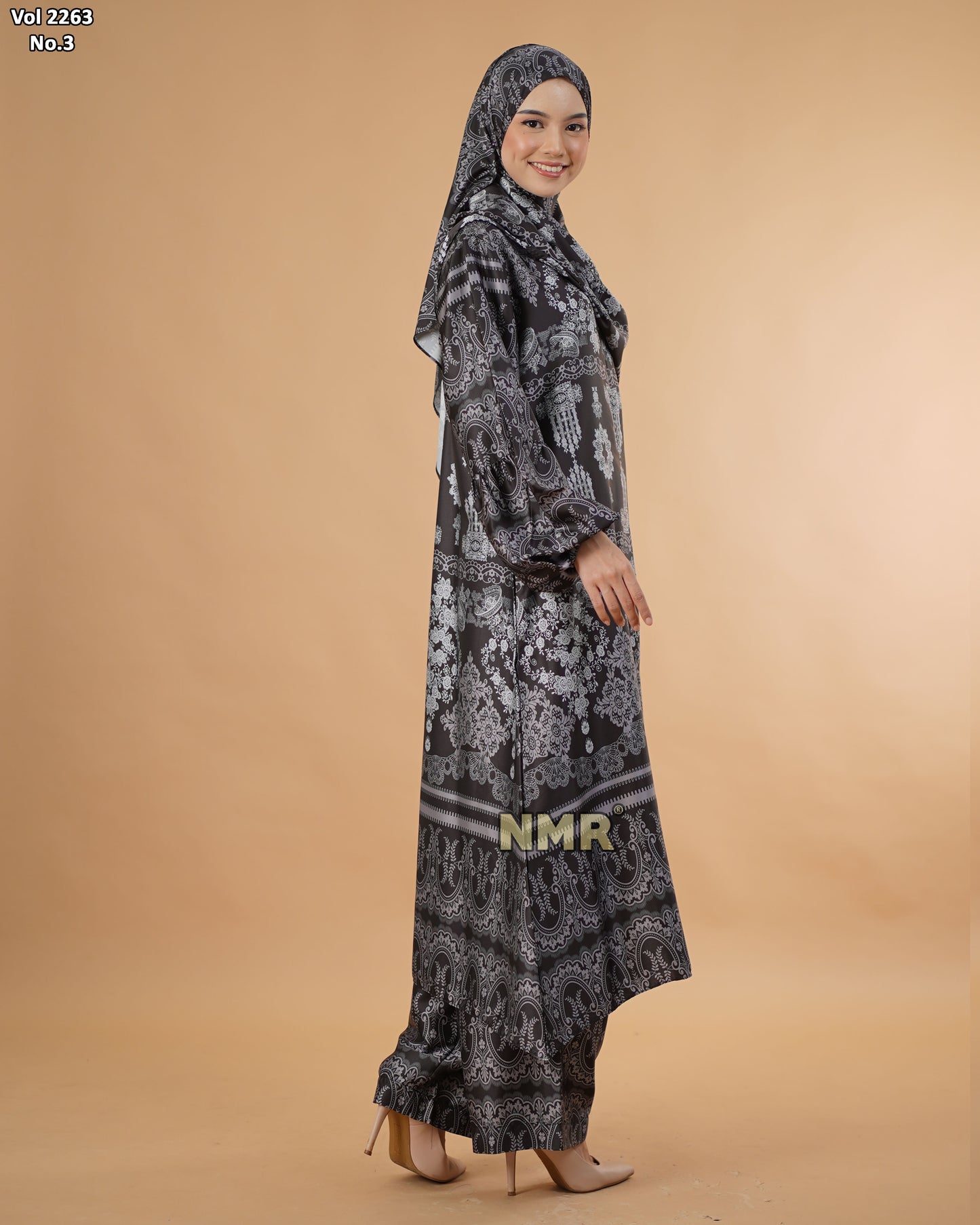 NMR Setelan Kulot Tunik Armn Silk  Vol 2263-3