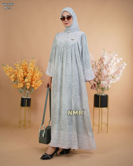 NMR Gamis Cerutty BabyDoll Premium Vol 2161-1 ( INC Hijab )