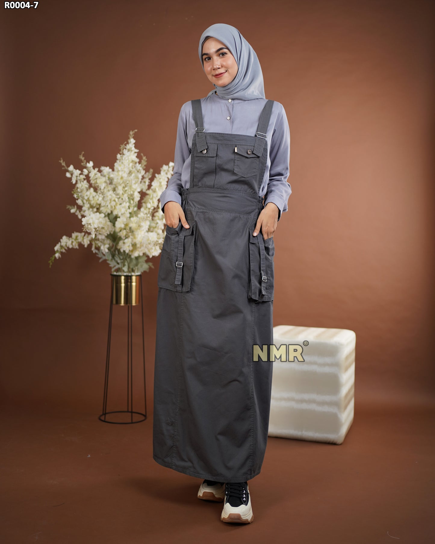 NMR Gamis Jumpsuit Overall Baby Canvas Vol R004-7