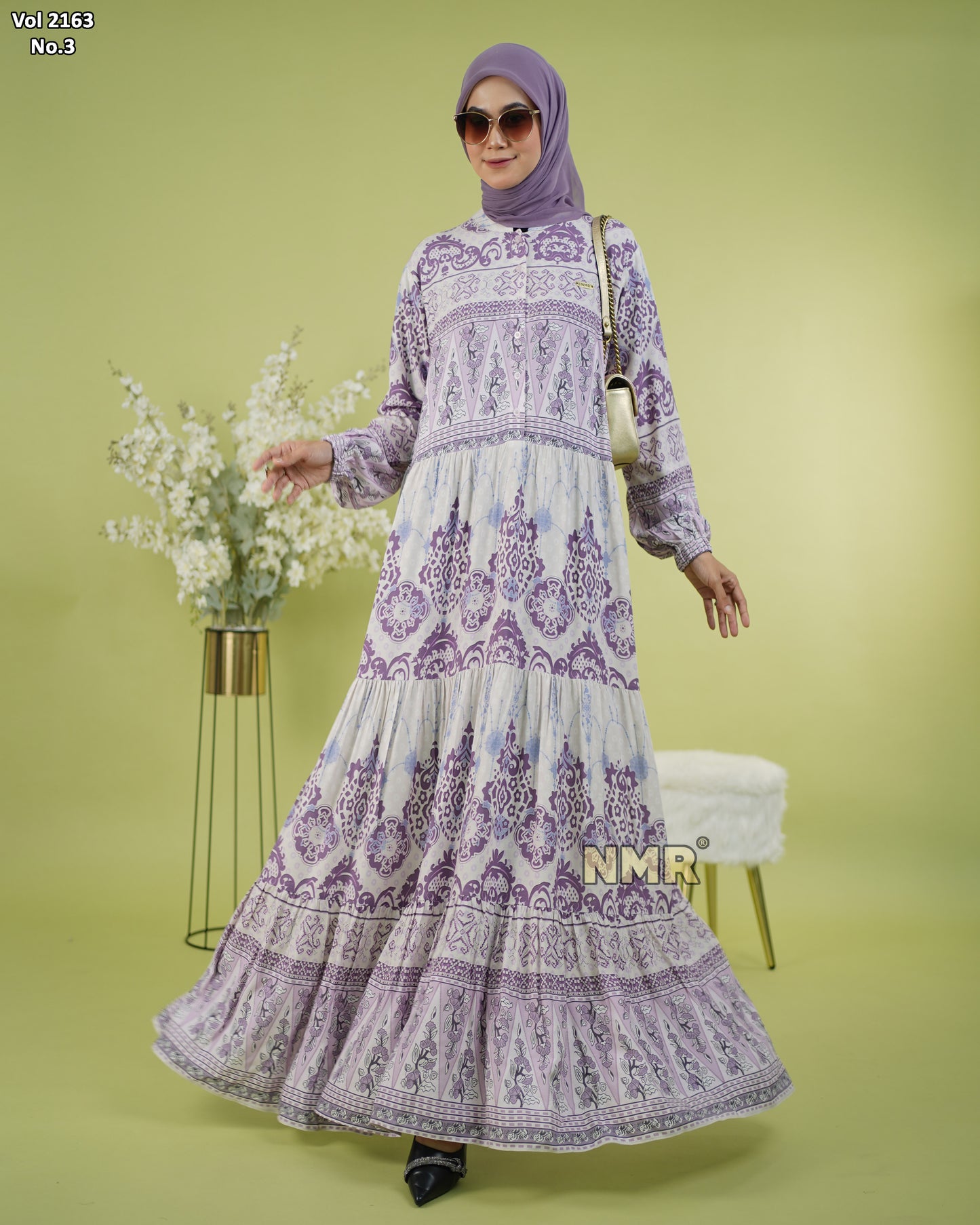 NMR Gamis Rayon Viscose Import Vol 2163-3(Sanghai)