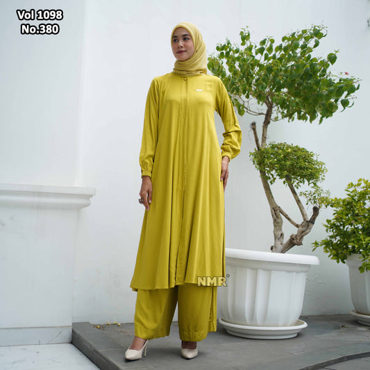 NMR Setelan Tunik Celana Twill Uniqlo Vol 1098-380